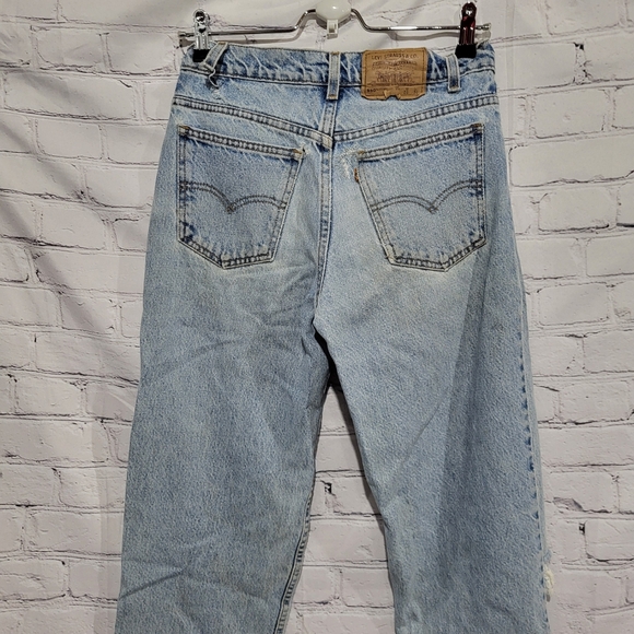 Vintage Levi's 550 Orange Tab Jeans Men's Size 28x30 Made in mexico - Picture 2 of 9